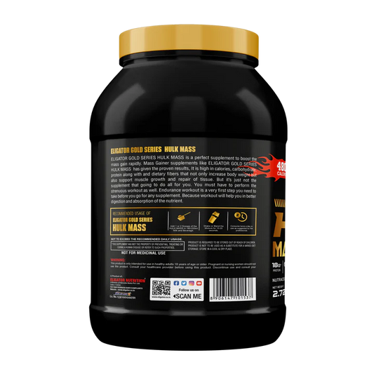 Eligator Nutrition Premium Series Hulk Mass Gainer 6LBS