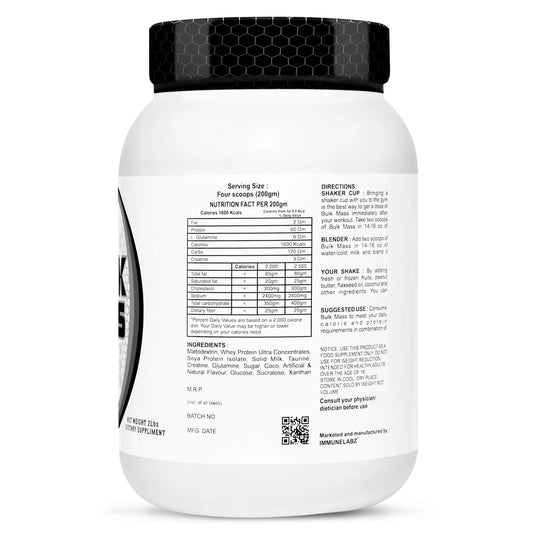 Bulk Mass Gainer 2Lbs