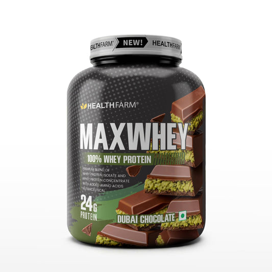 Healthfarm Maxwhey 24g Protein | 100% Whey Protein